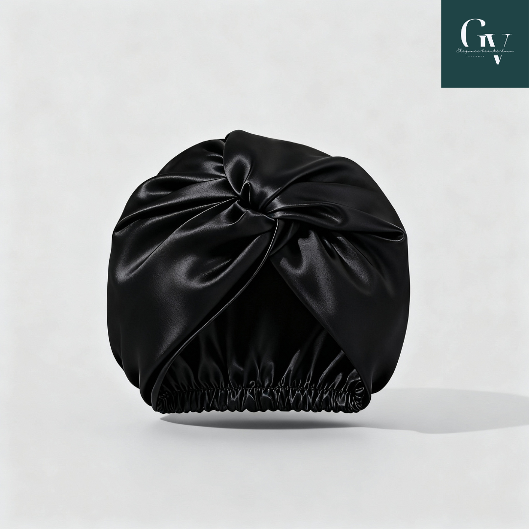 Bonnet de nuit en soie