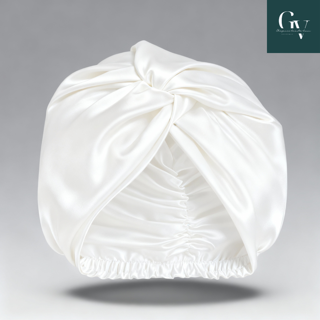 Bonnet de nuit en soie