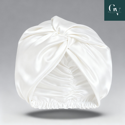 Bonnet de nuit en soie
