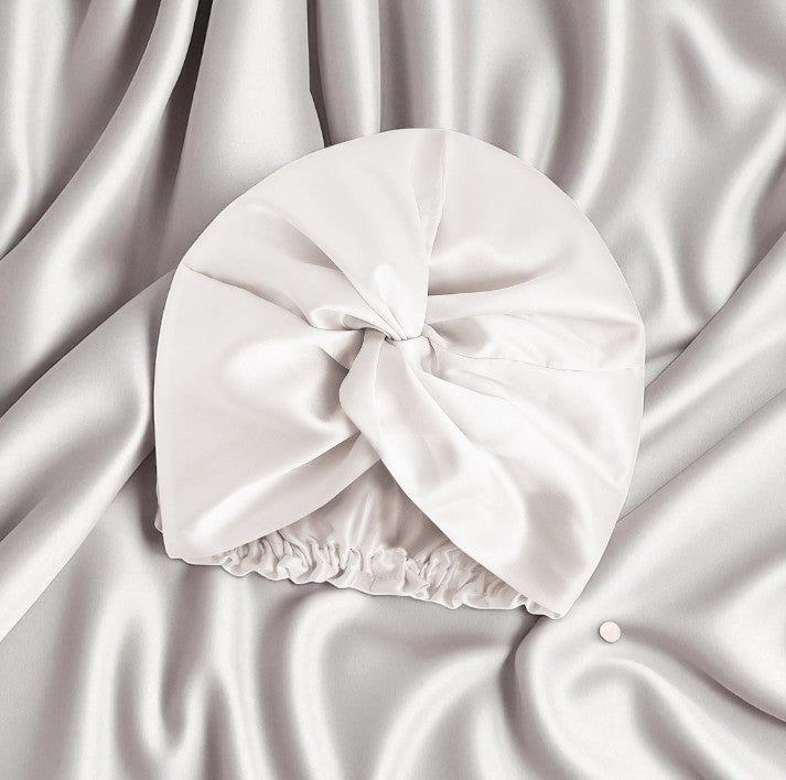 Bonnet de nuit en soie
