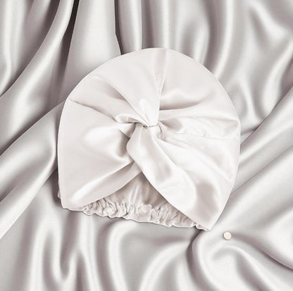 Bonnet de nuit en soie