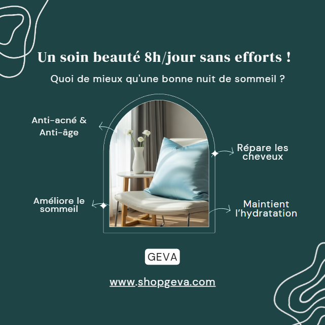 Taie d'oreiller 100% soie