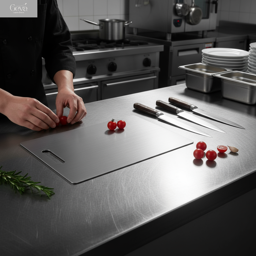 Planche à découper 100 % titane