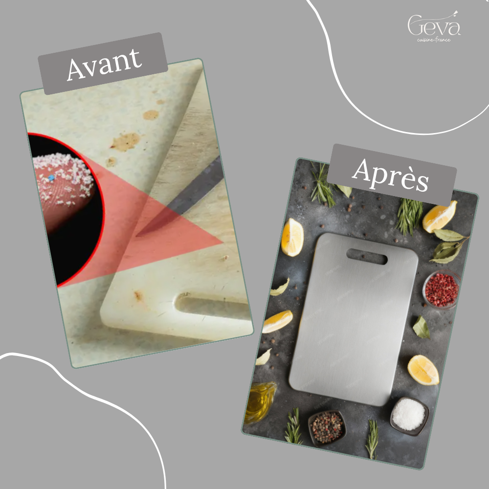 Planche à découper 100 % titane