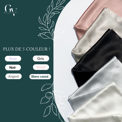 Taie d'oreiller 100% soie