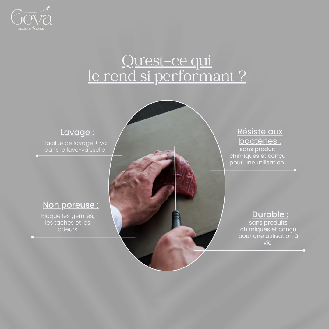 Planche à découper 100 % titane